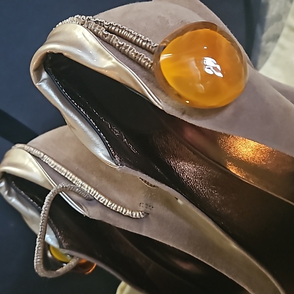 Q by Pasquale Soft Pink Suede Italian made heels size 36 NIB See Description Plz - Picture 3 of 16